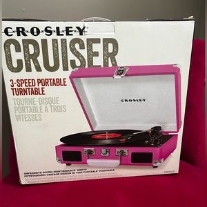 Crosley Cruiser Record Player • Pink